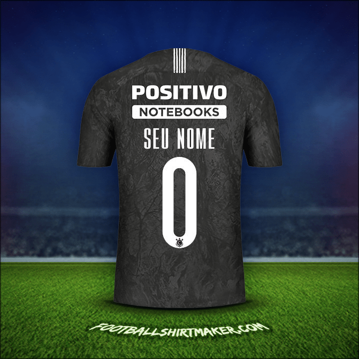 Camisa Corinthians Sudamericana 2019 Alternativa -  seu nome - 0