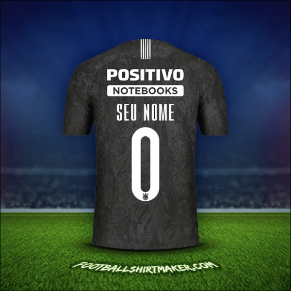 Camisa Corinthians Sudamericana 2019 Alternativa -  seu nome - 0