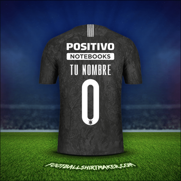 Camiseta Corinthians Sudamericana 2019 Visita -  tu nombre - 0