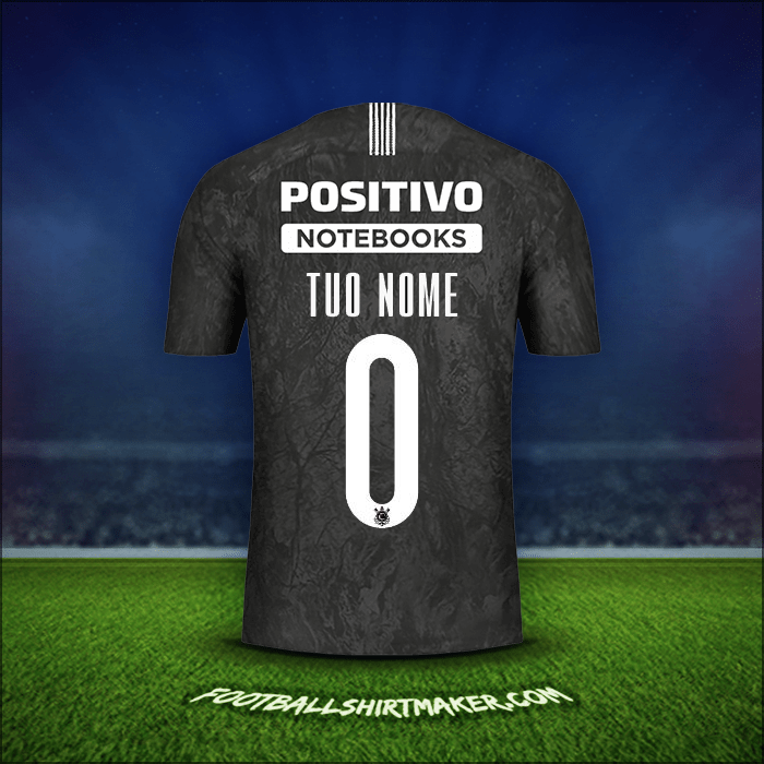 Maglia Corinthians Sudamericana 2019 Seconda -  tuo nome - 0