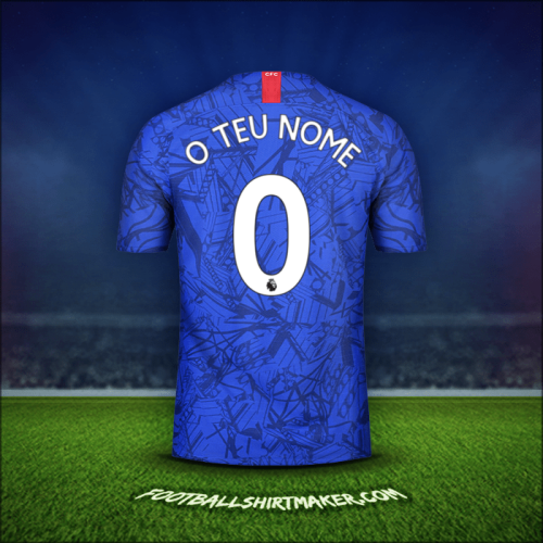 Camisola Chelsea 2019/20 -  o teu nome - 0