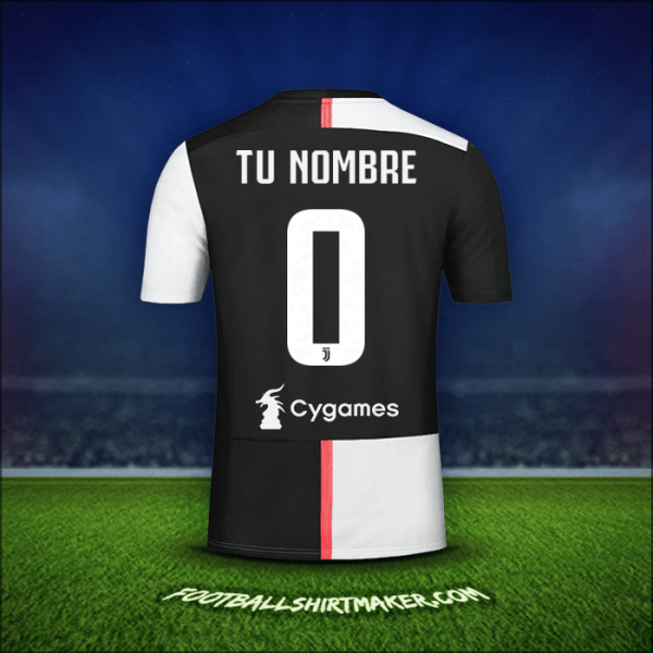 Jersey Juventus FC 2019/20 -  tu nombre - 0