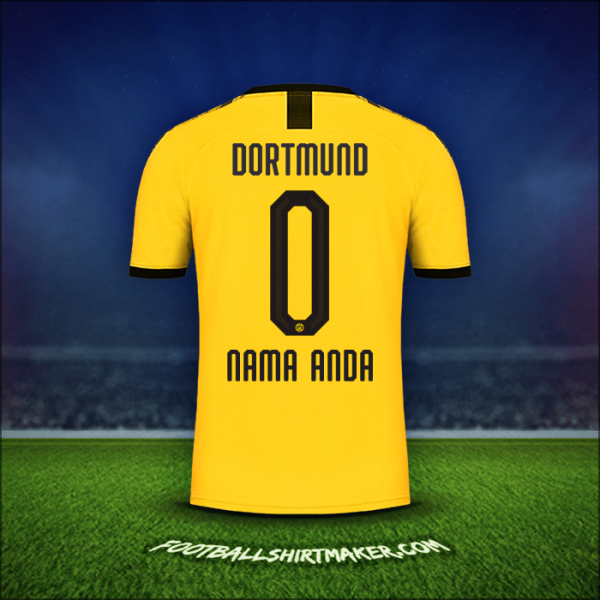 Jersey Borussia Dortmund 2019/20 -  nama anda - 0