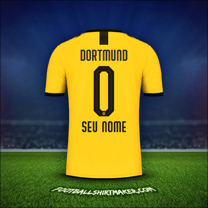 Camisa Borussia Dortmund 2019/20 -  seu nome - 0