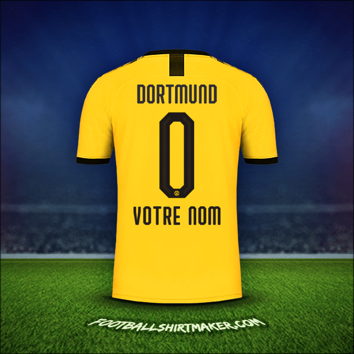 Maillot Borussia Dortmund 2019/20 -  votre nom - 0