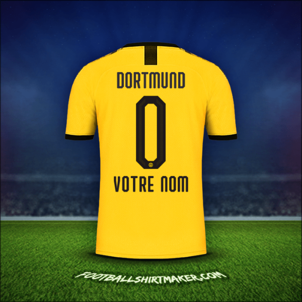 Maillot Borussia Dortmund 2019/20 -  votre nom - 0