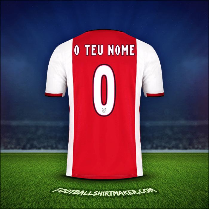 Camisola AFC Ajax 2019/20 -  o teu nome - 0