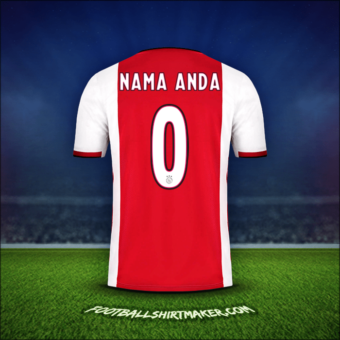 Jersey AFC Ajax 2019/20 -  nama anda - 0