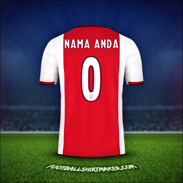 Jersey AFC Ajax 2019/20 -  nama anda - 0