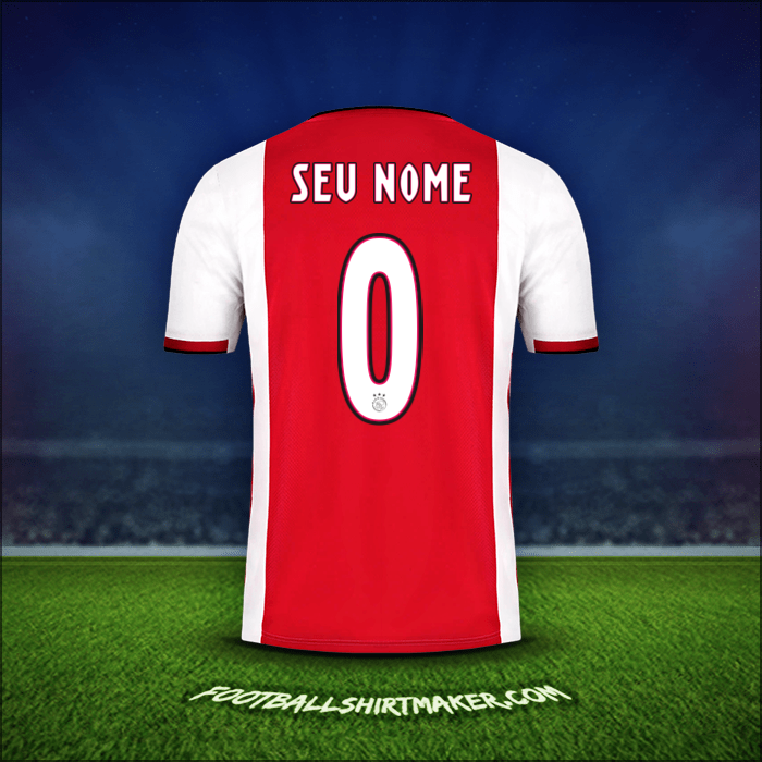 Camisa AFC Ajax 2019/20 -  seu nome - 0