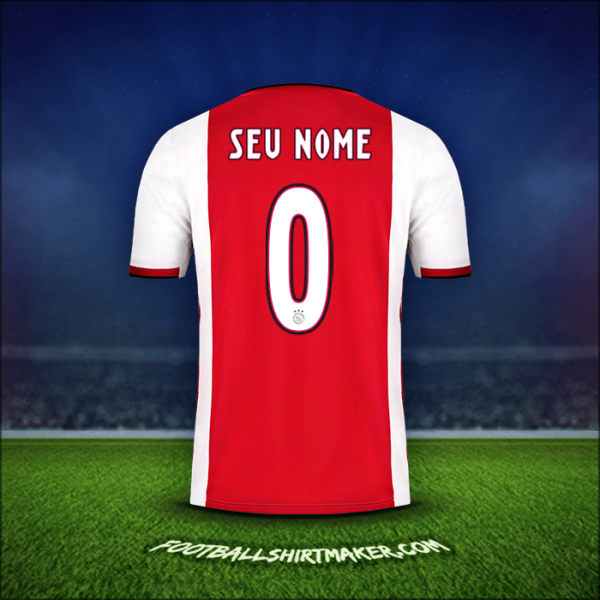 Camisa AFC Ajax 2019/20 -  seu nome - 0