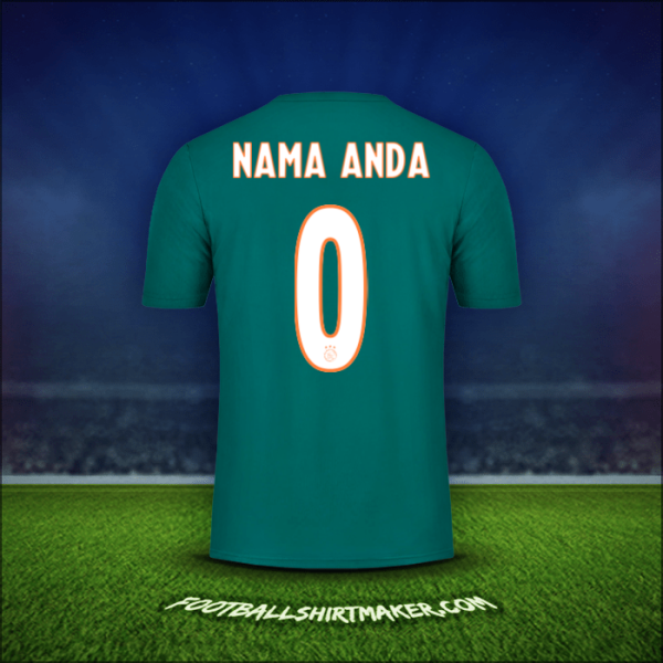 Jersey AFC Ajax 2019/20 Alternatif -  nama anda - 0