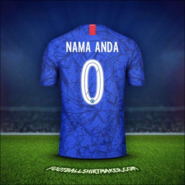 Jersey Chelsea Cup 2019/20 -  nama anda - 0