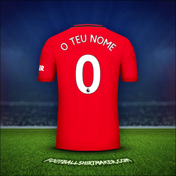 Camisola Manchester United 2019/20 -  o teu nome - 0