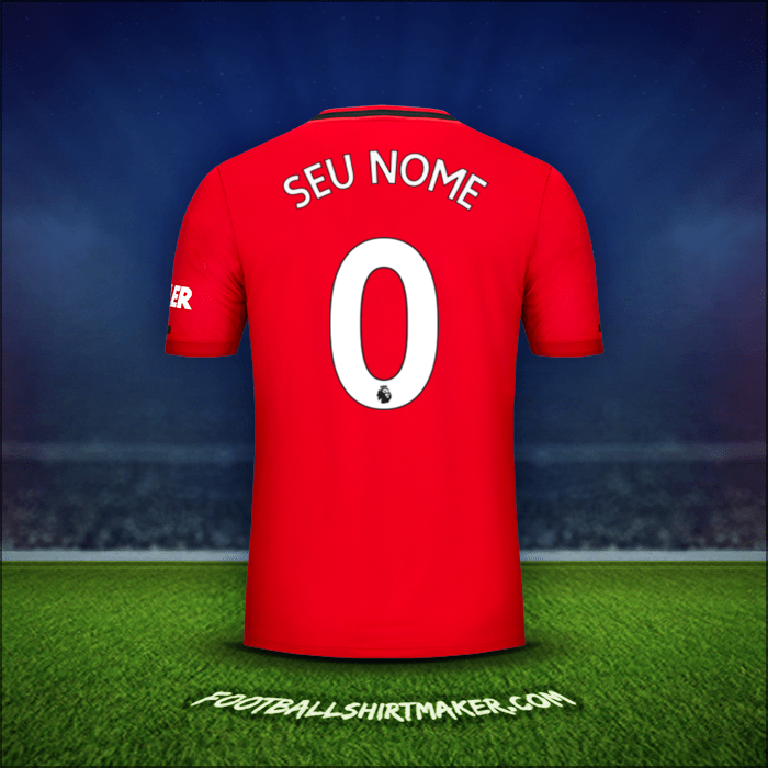 Camisa Manchester United 2019/20 -  seu nome - 0