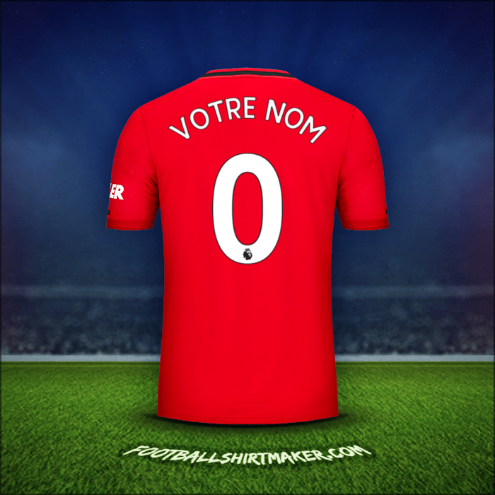 Maillot Manchester United 2019/20 -  votre nom - 0