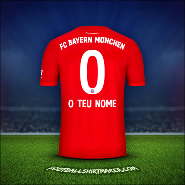 Camisola FC Bayern Munchen 2019/20 -  o teu nome - 0