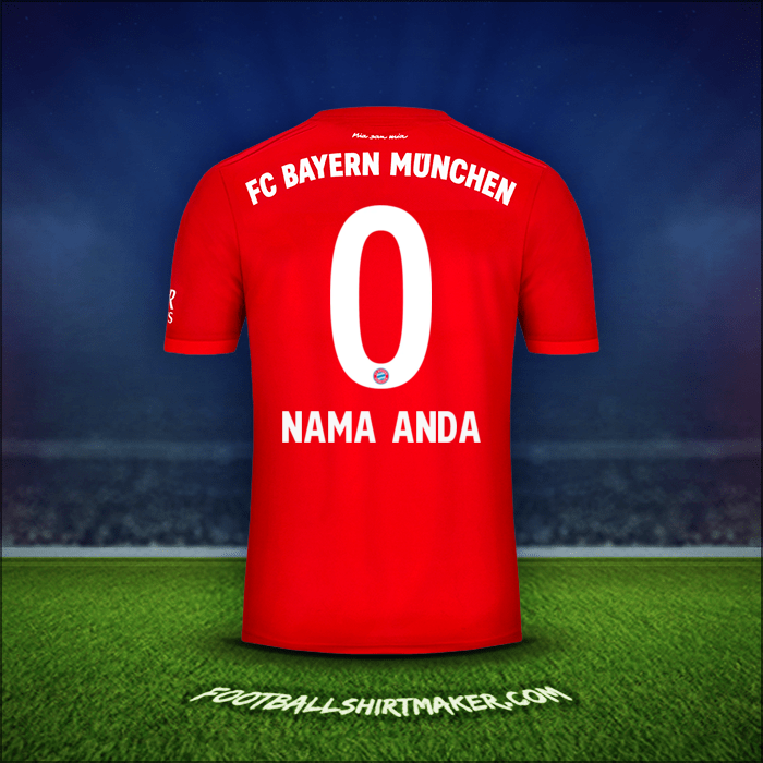 Jersey FC Bayern Munchen 2019/20 -  nama anda - 0