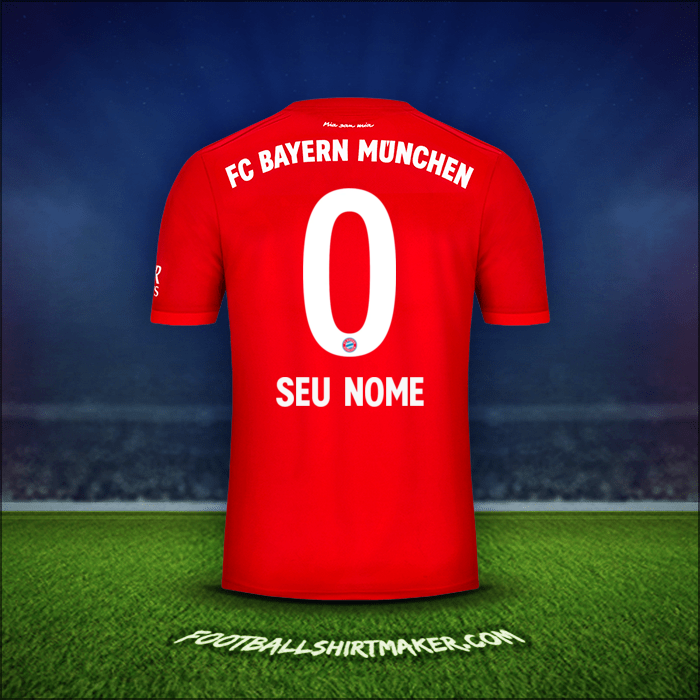 Camisa FC Bayern Munchen 2019/20 -  seu nome - 0
