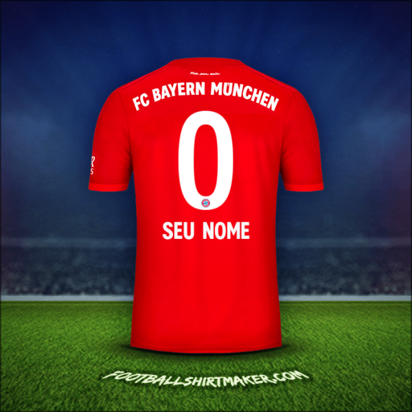 Camisa FC Bayern Munchen 2019/20 -  seu nome - 0