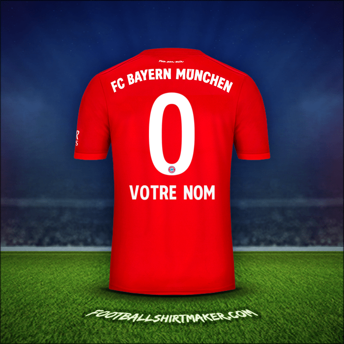 Maillot FC Bayern Munchen 2019/20 -  votre nom - 0