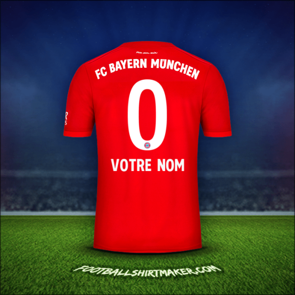 Maillot FC Bayern Munchen 2019/20 -  votre nom - 0