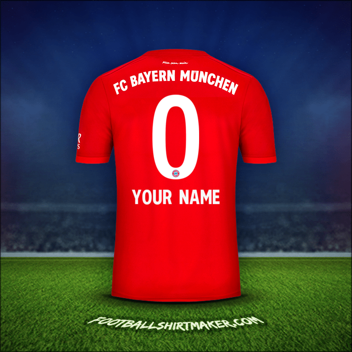 Jersey FC Bayern Munchen 2019/20 -  your name - 0