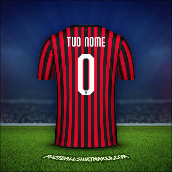 Maglia AC Milan 2019/20 -  tuo nome - 0