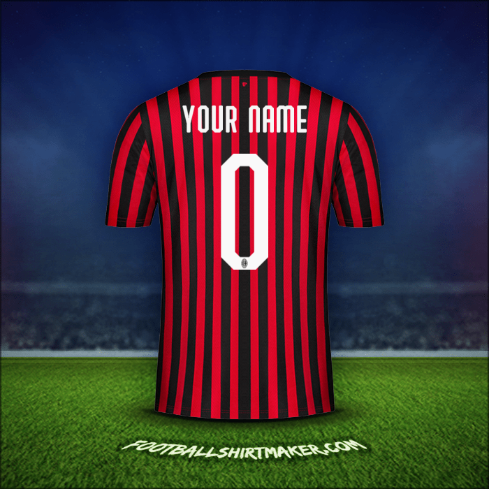 Shirt AC Milan 2019/20 -  your name - 0