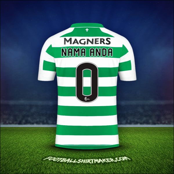 Jersey Celtic FC 2019/20 -  nama anda - 0