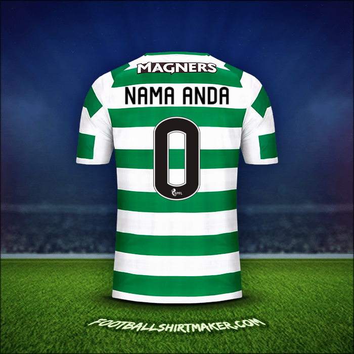 Jersey Celtic FC 2018/19 -  nama anda - 0