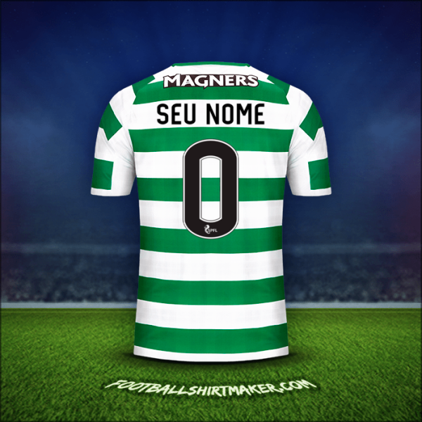 Camisa Celtic FC 2018/19 -  seu nome - 0