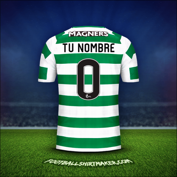 Camiseta Celtic FC 2018/19 -  tu nombre - 0