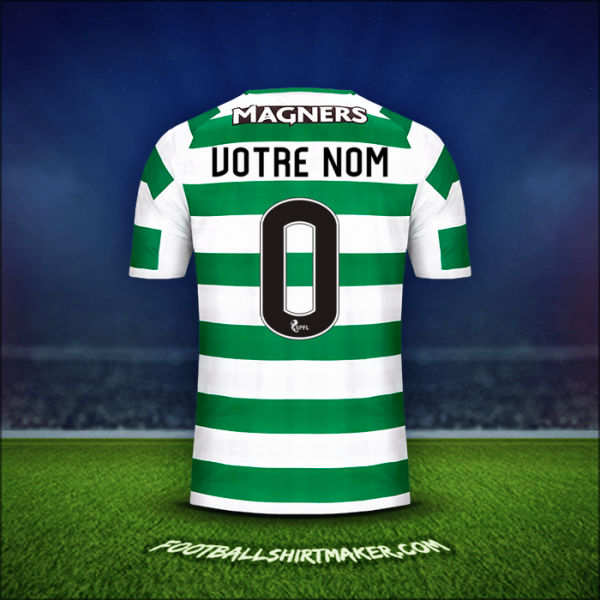 Maillot Celtic FC 2018/19 -  votre nom - 0