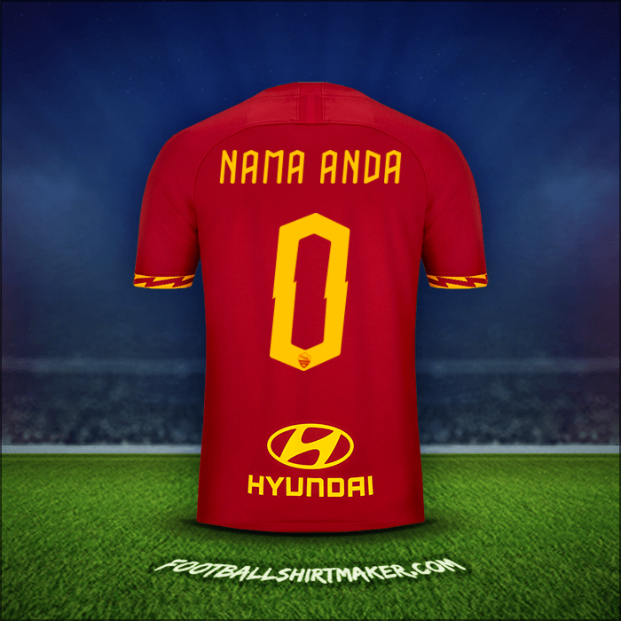 Jersey AS Roma 2019/20 -  nama anda - 0