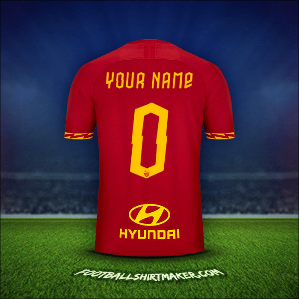 Shirt AS Roma 2019/20 -  your name - 0