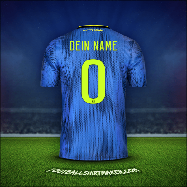 Trikot Feyenoord Rotterdam 2019/20 Auswärts -  dein name - 0
