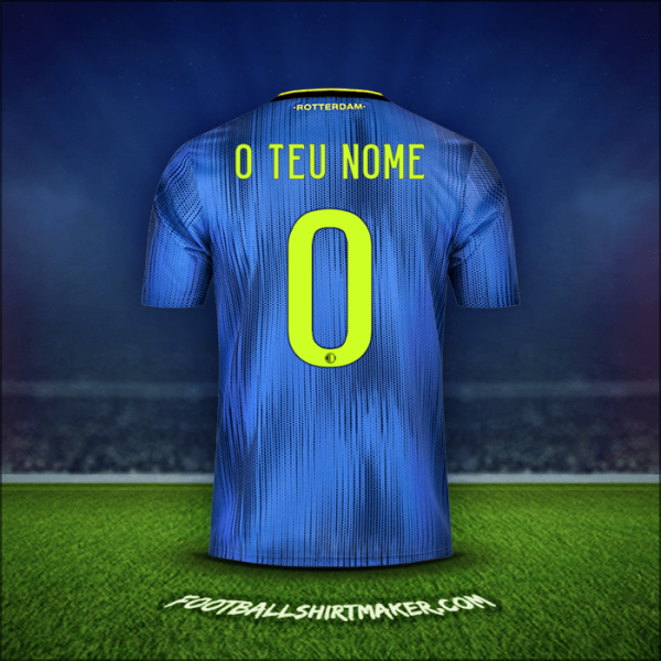 Camisola Feyenoord Rotterdam 2019/20 Alternativa -  o teu nome - 0