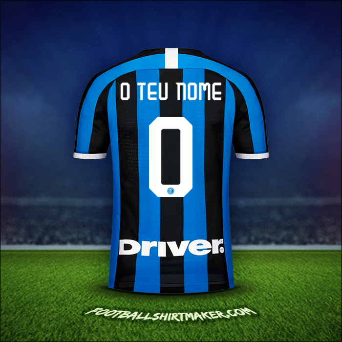 Camisola Inter 2019/20 -  o teu nome - 0