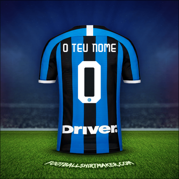 Camisola Inter 2019/20 -  o teu nome - 0