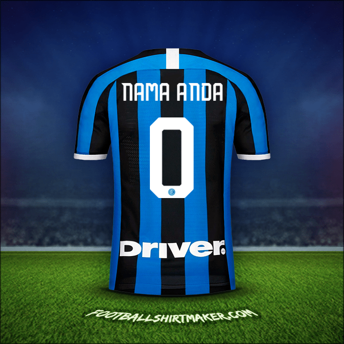 Jersey Inter 2019/20 -  nama anda - 0