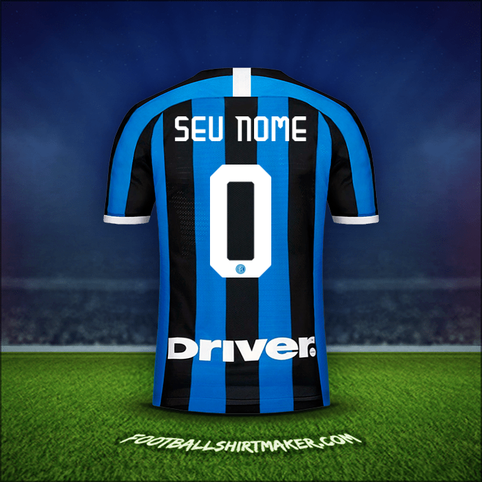 Camisa Inter 2019/20 -  seu nome - 0
