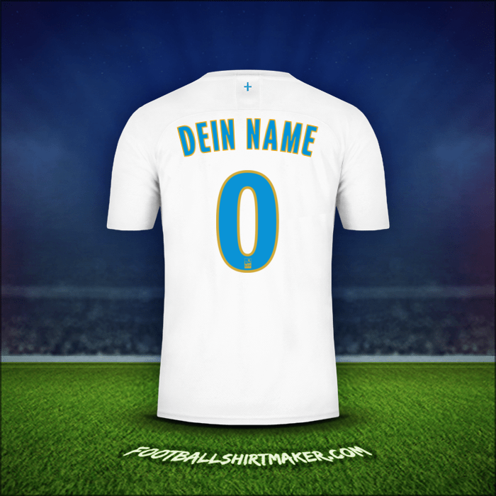 Trikot Olympique de Marseille 2019/20 -  dein name - 0