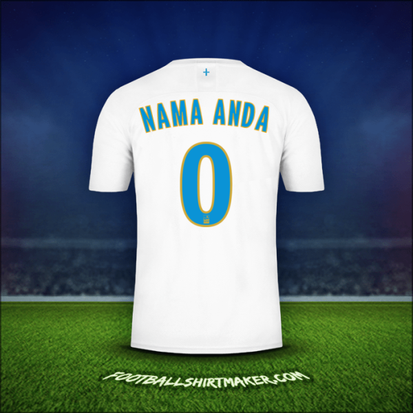 Jersey Olympique de Marseille 2019/20 -  nama anda - 0