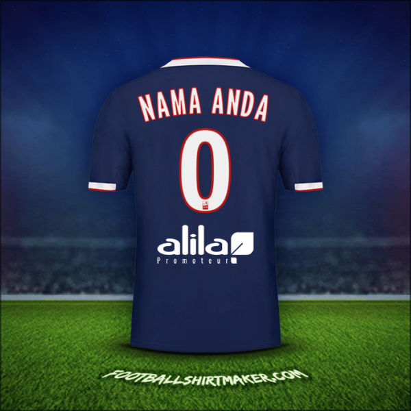 Jersey Olympique Lyon 2019/20 Alternatif -  nama anda - 0