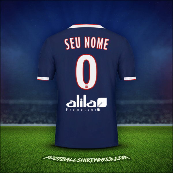Camisa Olympique Lyon 2019/20 Alternativa -  seu nome - 0