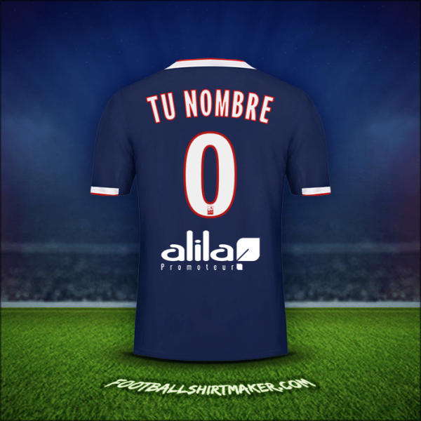 Camiseta Olympique Lyon 2019/20 Visita -  tu nombre - 0