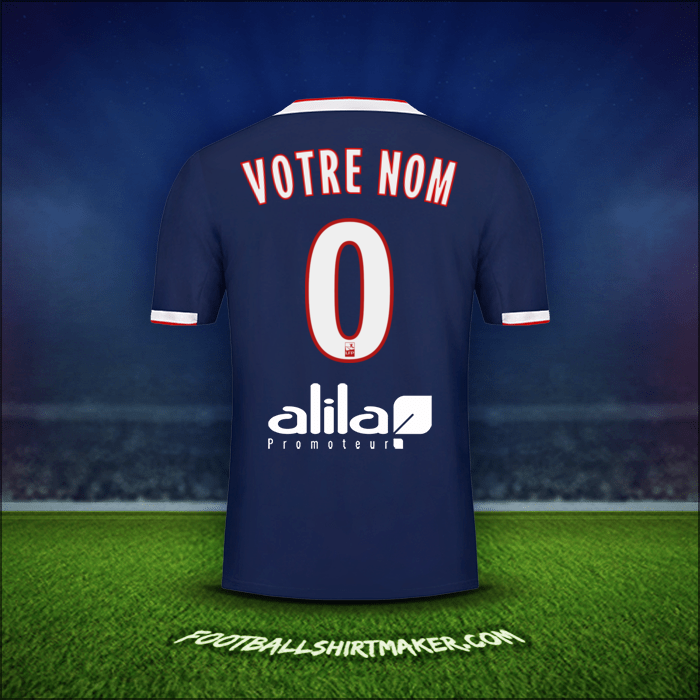 Maillot Olympique Lyon 2019/20 Extérieur -  votre nom - 0