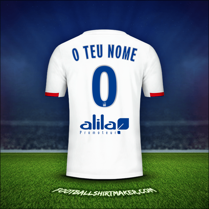 Camisola Olympique Lyon 2019/20 -  o teu nome - 0