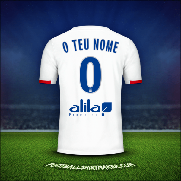 Camisola Olympique Lyon 2019/20 -  o teu nome - 0